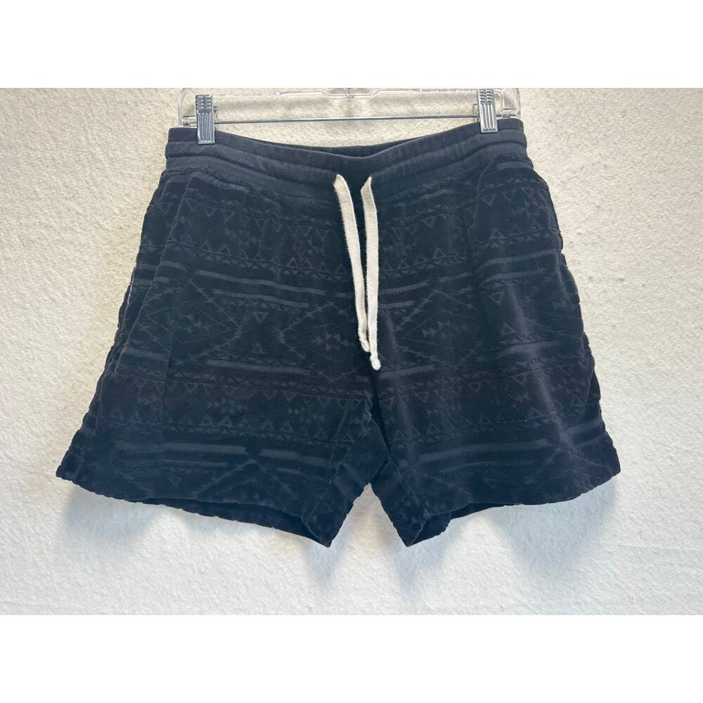 Chubbies Loungewear Medium 5.5" Black Graphic French Terry Short Drawstring